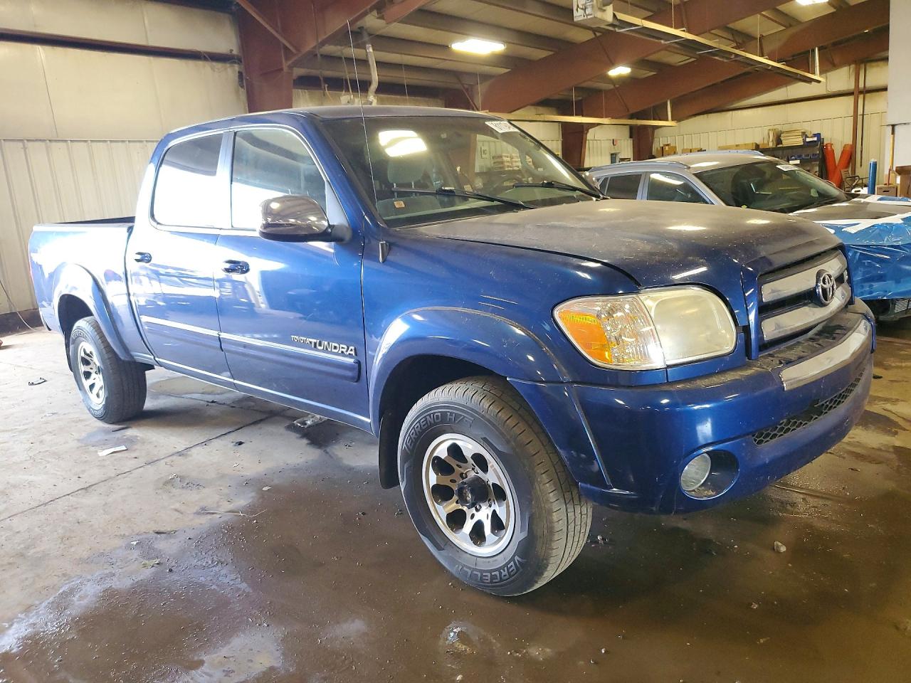 2006 Toyota Tundra Double Cab Sr5 Синий vin: 5TBDT44166S541765