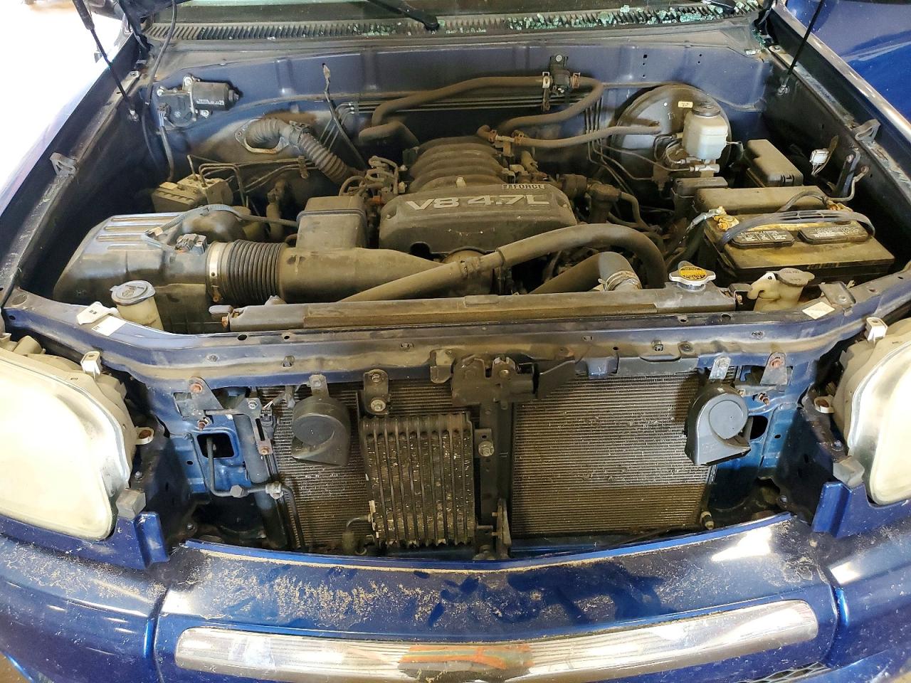 2006 Toyota Tundra Double Cab Sr5 Синий vin: 5TBDT44166S541765