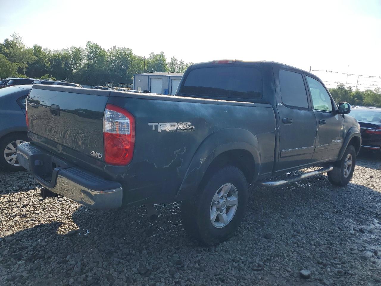 2005 Toyota Tundra Double Cab Sr5 Green vin: 5TBDT44175S479680