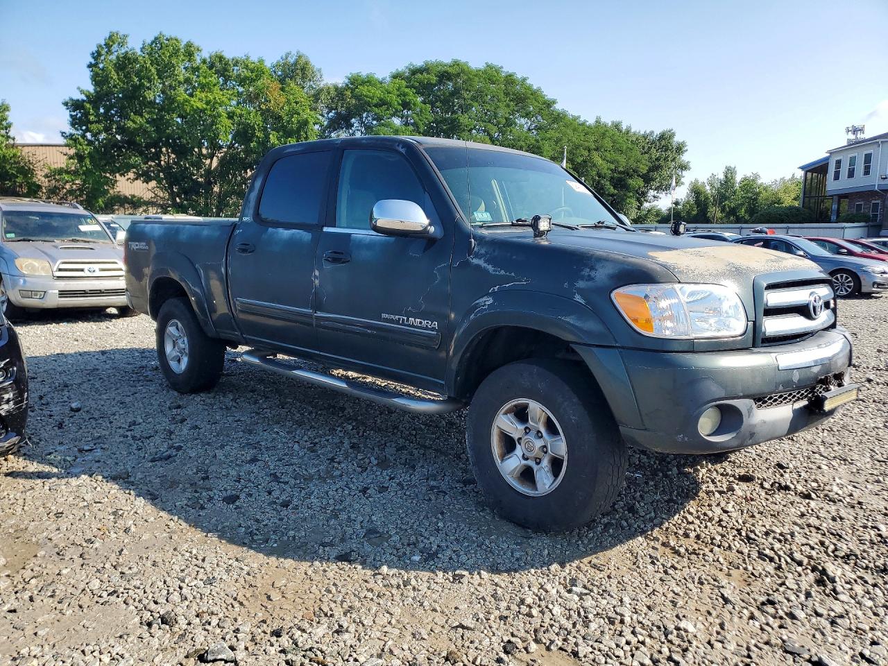 2005 Toyota Tundra Double Cab Sr5 Green vin: 5TBDT44175S479680