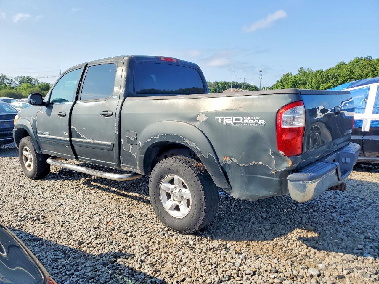 2005 Toyota Tundra Double Cab Sr5 Green vin: 5TBDT44175S479680
