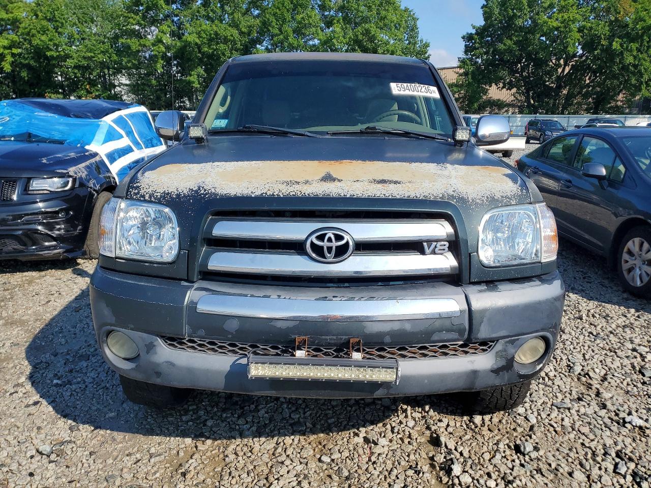 2005 Toyota Tundra Double Cab Sr5 Green vin: 5TBDT44175S479680