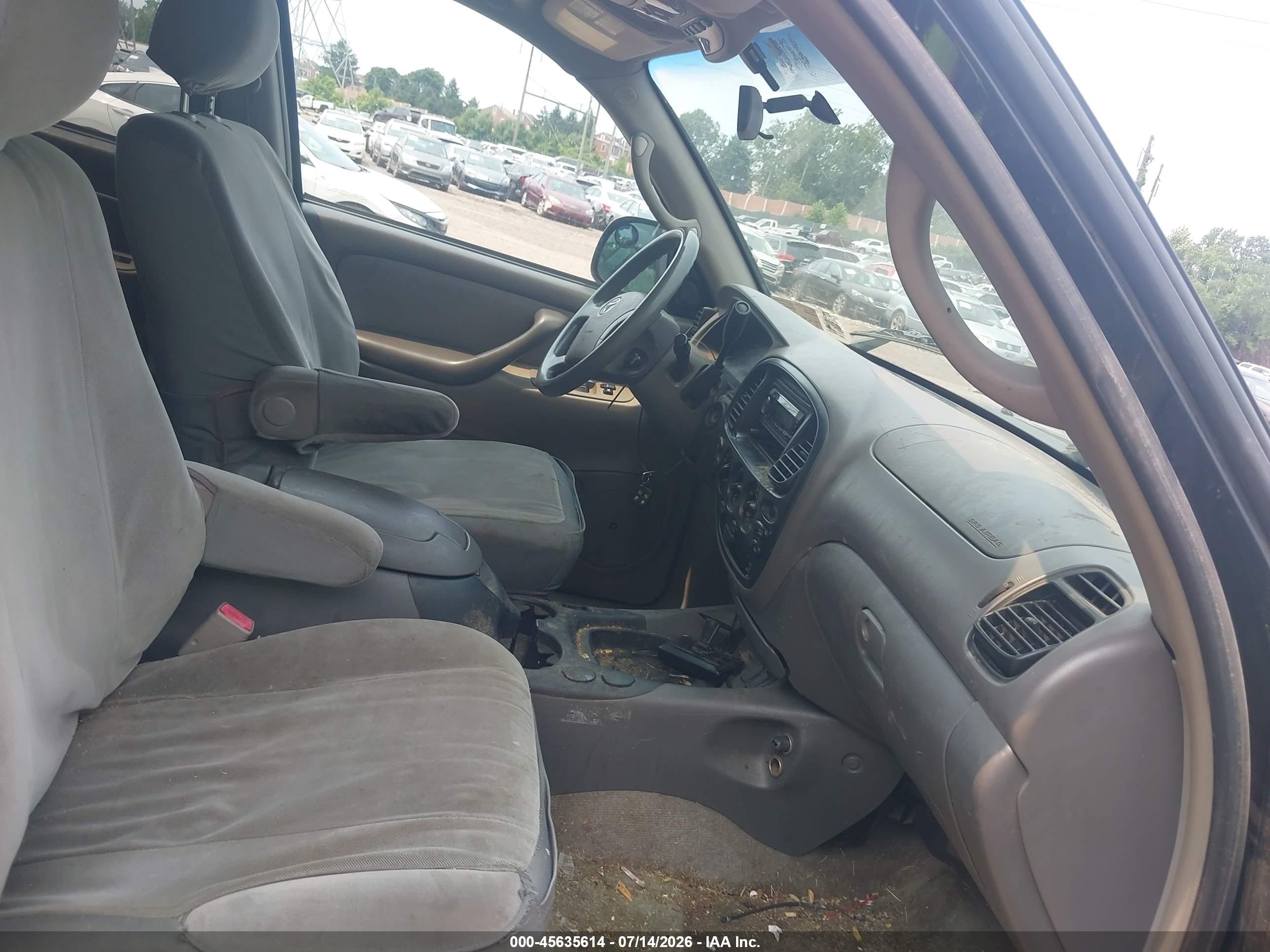 2005 Toyota Tundra Sr5 V8 Black vin: 5TBDT44175S490386
