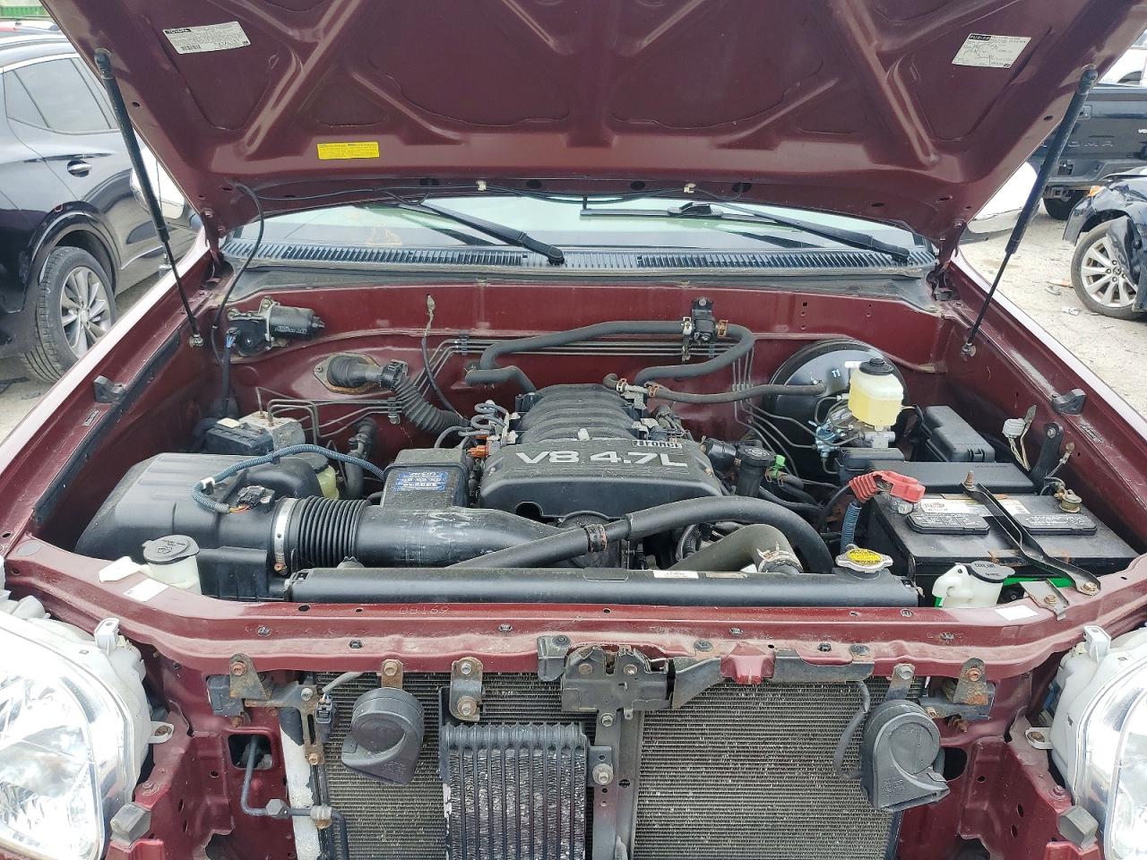 2006 Toyota Tundra Double Cab Sr5 Burgundy vin: 5TBDT44176S502652