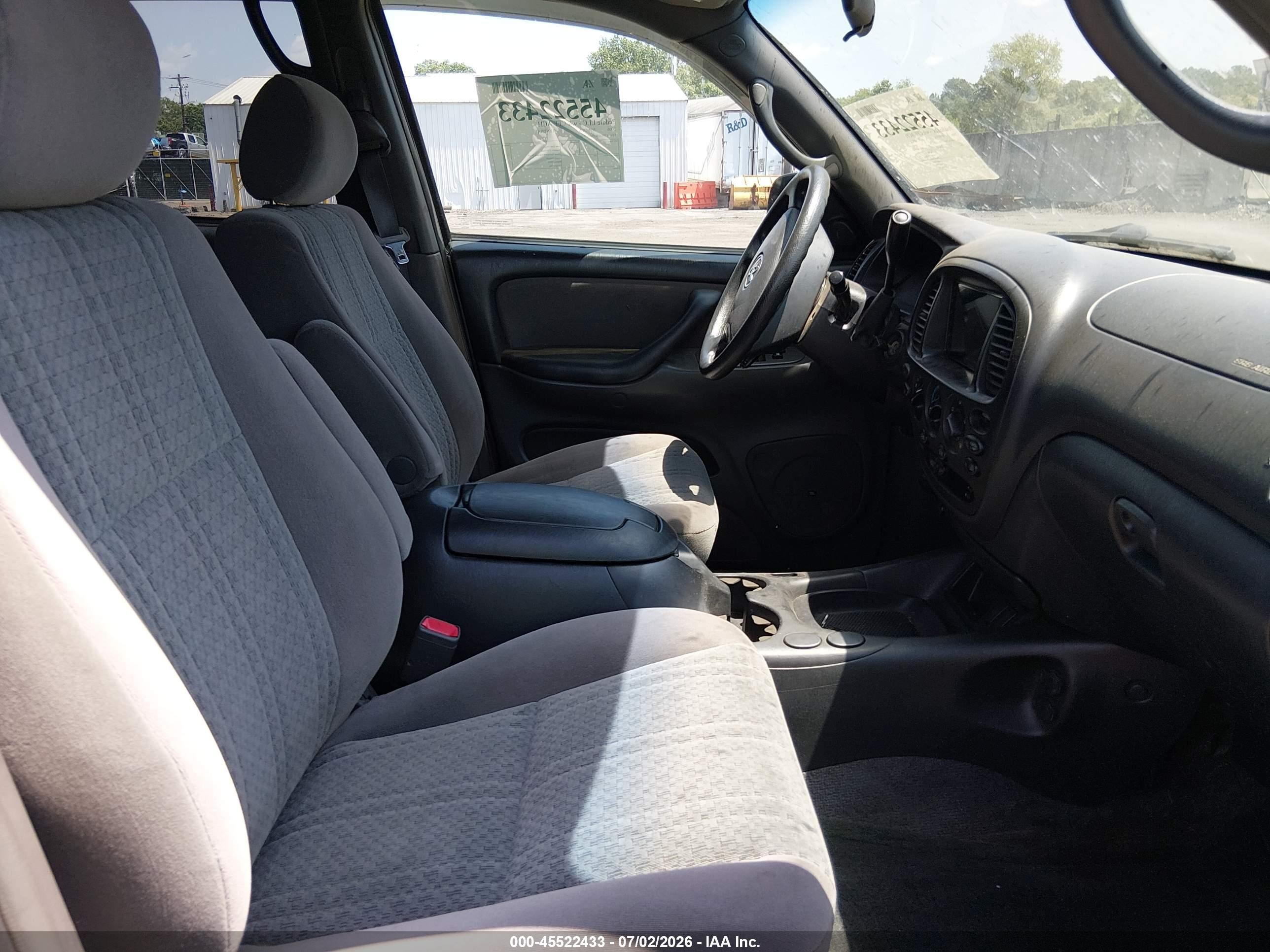 2006 Toyota Tundra Sr5 V8 Gray vin: 5TBDT44176S533190