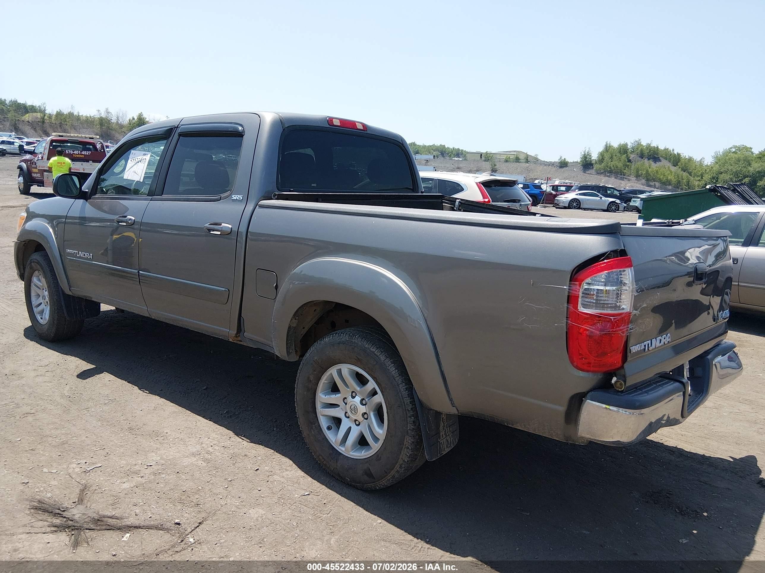 2006 Toyota Tundra Sr5 V8 Gray vin: 5TBDT44176S533190