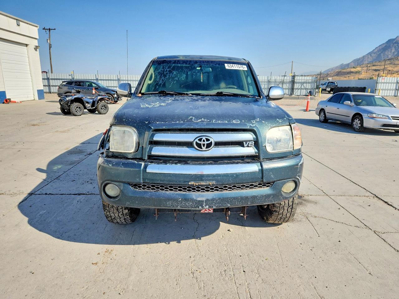 2005 Toyota Tundra Double Cab Sr5 Green vin: 5TBDT44185S471099