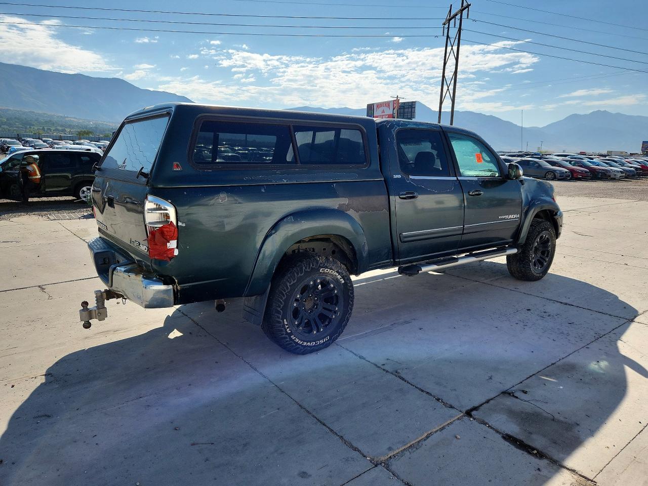 2005 Toyota Tundra Double Cab Sr5 Green vin: 5TBDT44185S471099