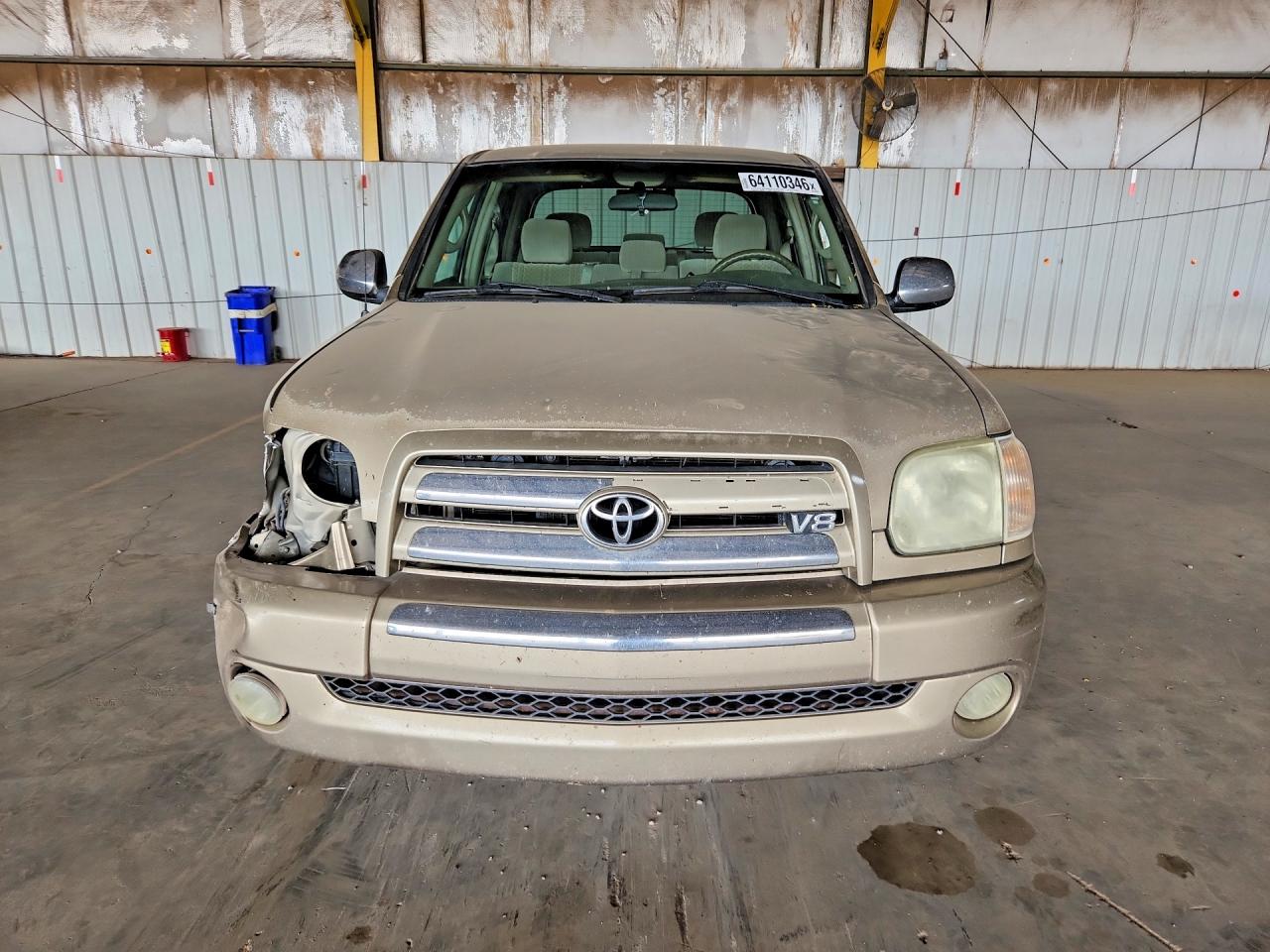 2005 Toyota Tundra Double Cab Sr5 Желто-коричневый vin: 5TBDT44185S480563