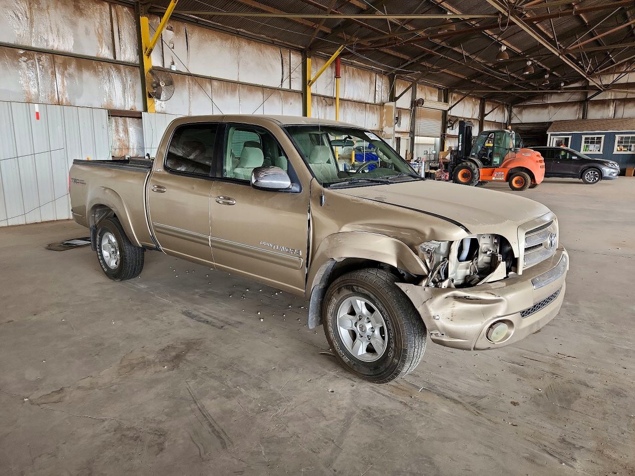2005 Toyota Tundra Double Cab Sr5 Желто-коричневый vin: 5TBDT44185S480563