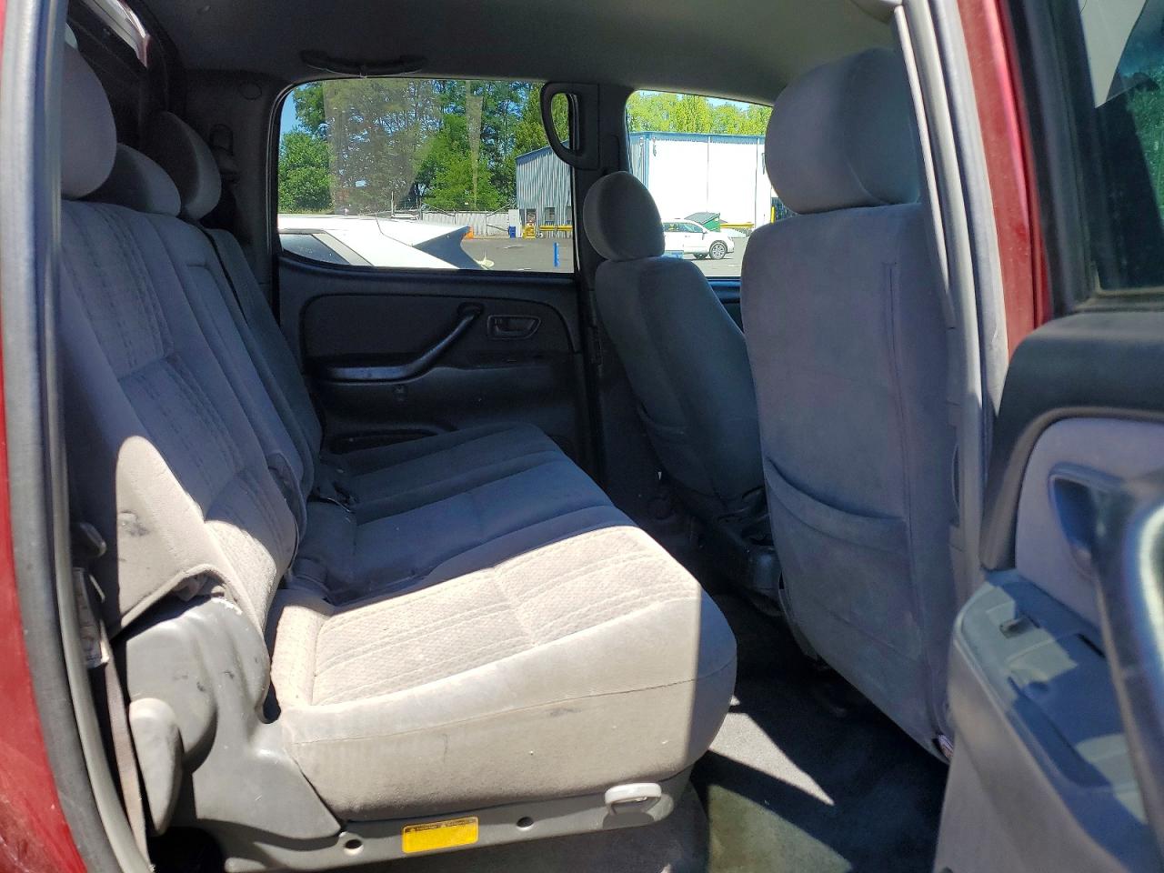 2005 Toyota Tundra Double Cab Sr5 Burgundy vin: 5TBDT44185S488291