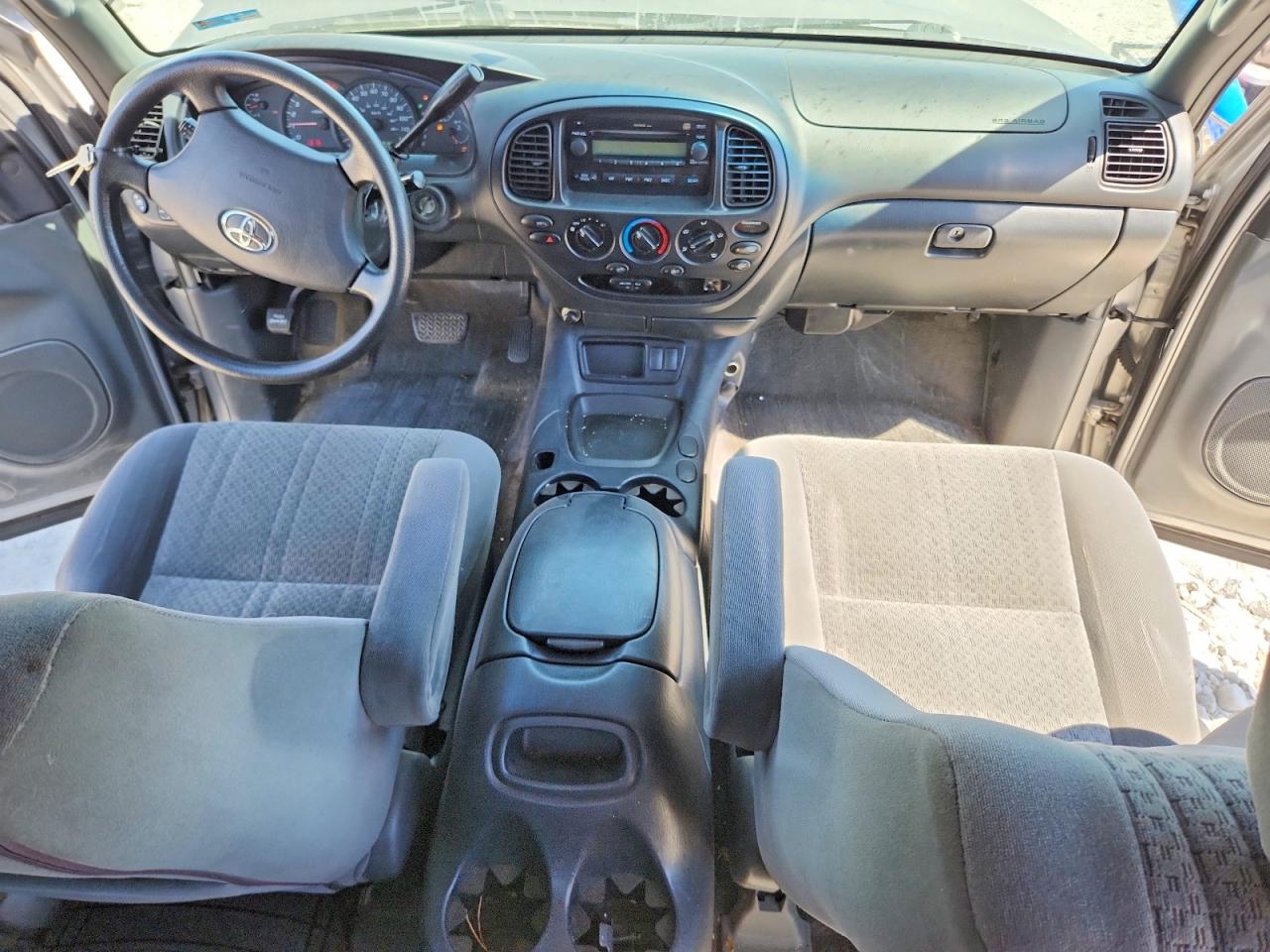 2005 Toyota Tundra Double Cab Sr5 Silver vin: 5TBDT44185S489084