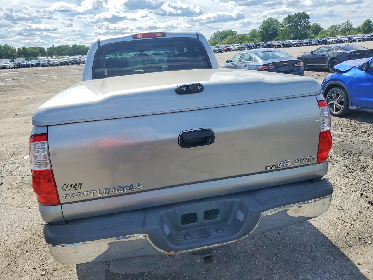 2006 Toyota Tundra Double Cab Sr5 Gray vin: 5TBDT441865510551