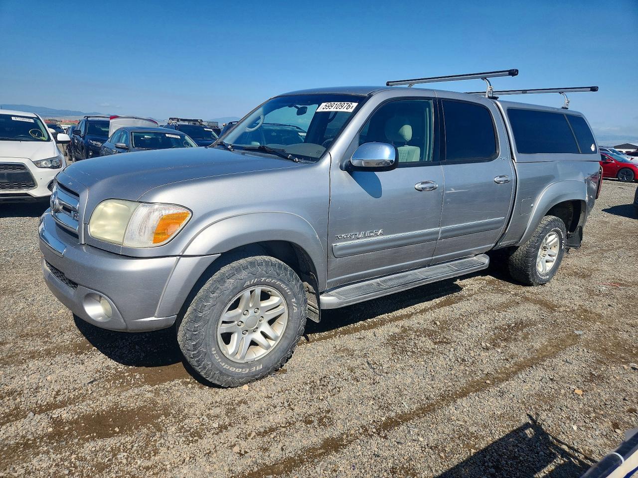 2006 Toyota Tundra Double Cab Sr5 Silver vin: 5TBDT44186S510453