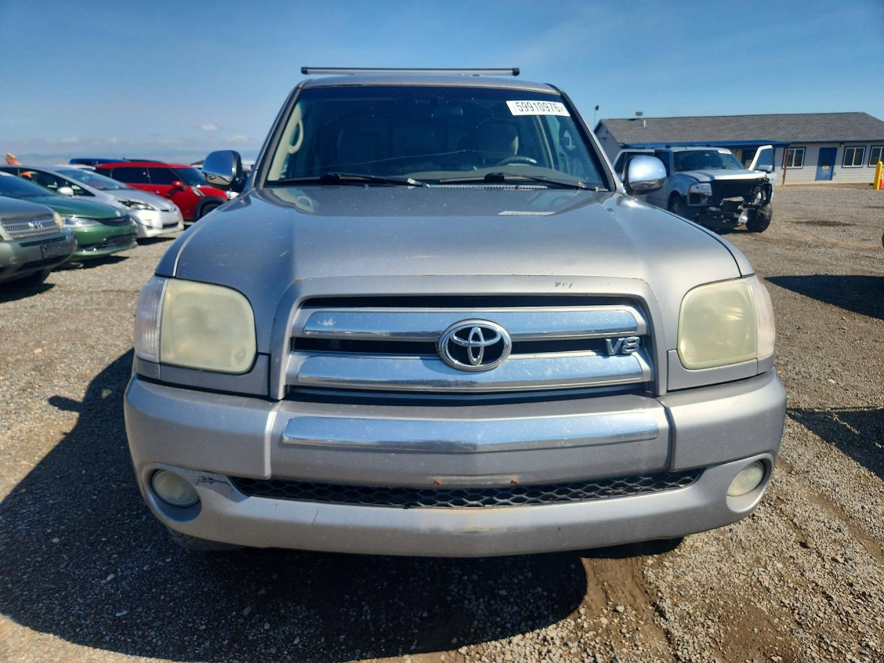 2006 Toyota Tundra Double Cab Sr5 Silver vin: 5TBDT44186S510453