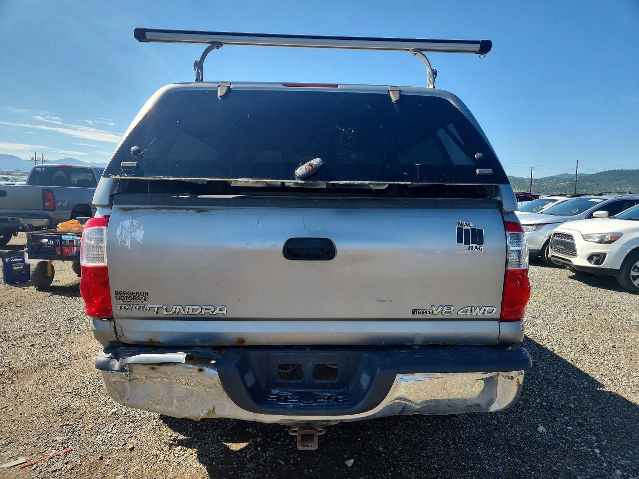 2006 Toyota Tundra Double Cab Sr5 Silver vin: 5TBDT44186S510453