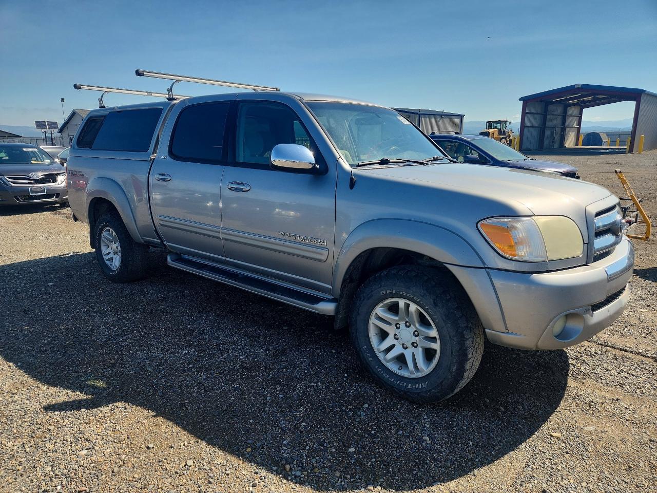 2006 Toyota Tundra Double Cab Sr5 Silver vin: 5TBDT44186S510453