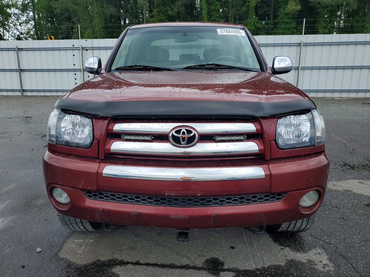 2006 Toyota Tundra Double Cab Sr5 Red vin: 5TBDT44186S521520