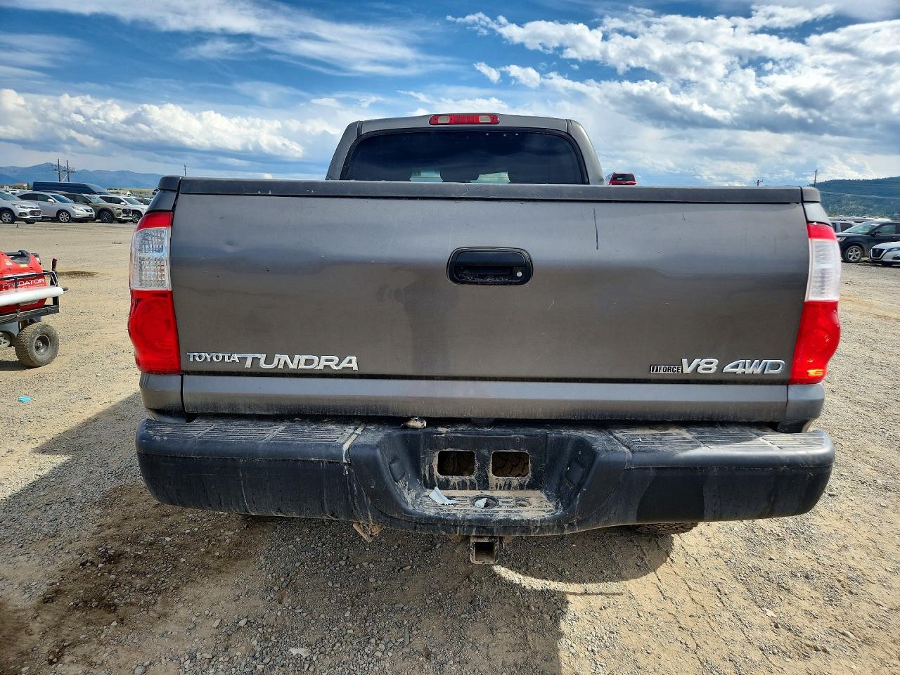2006 Toyota Tundra Double Cab Sr5 Gray vin: 5TBDT44186S531349
