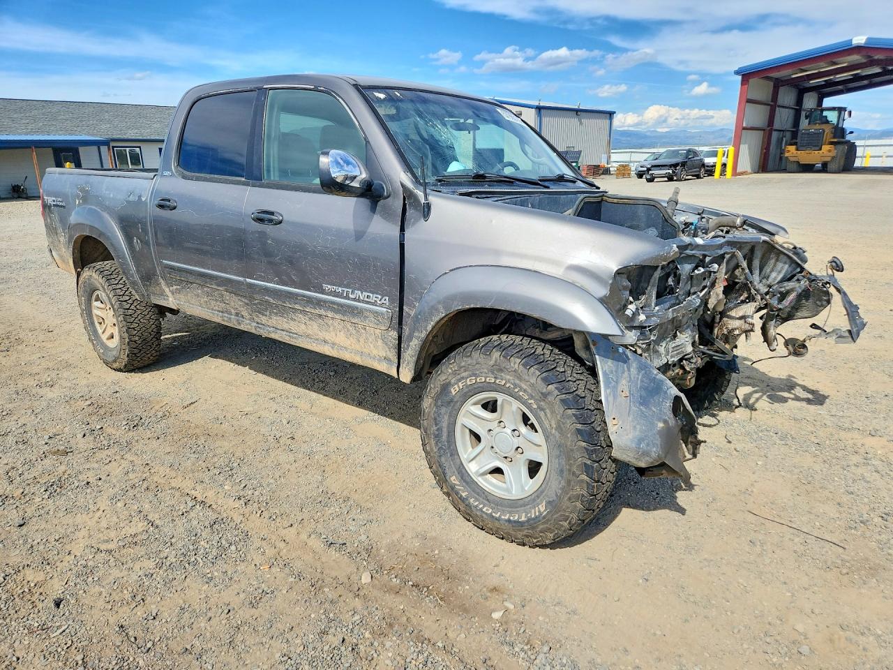 2006 Toyota Tundra Double Cab Sr5 Gray vin: 5TBDT44186S531349