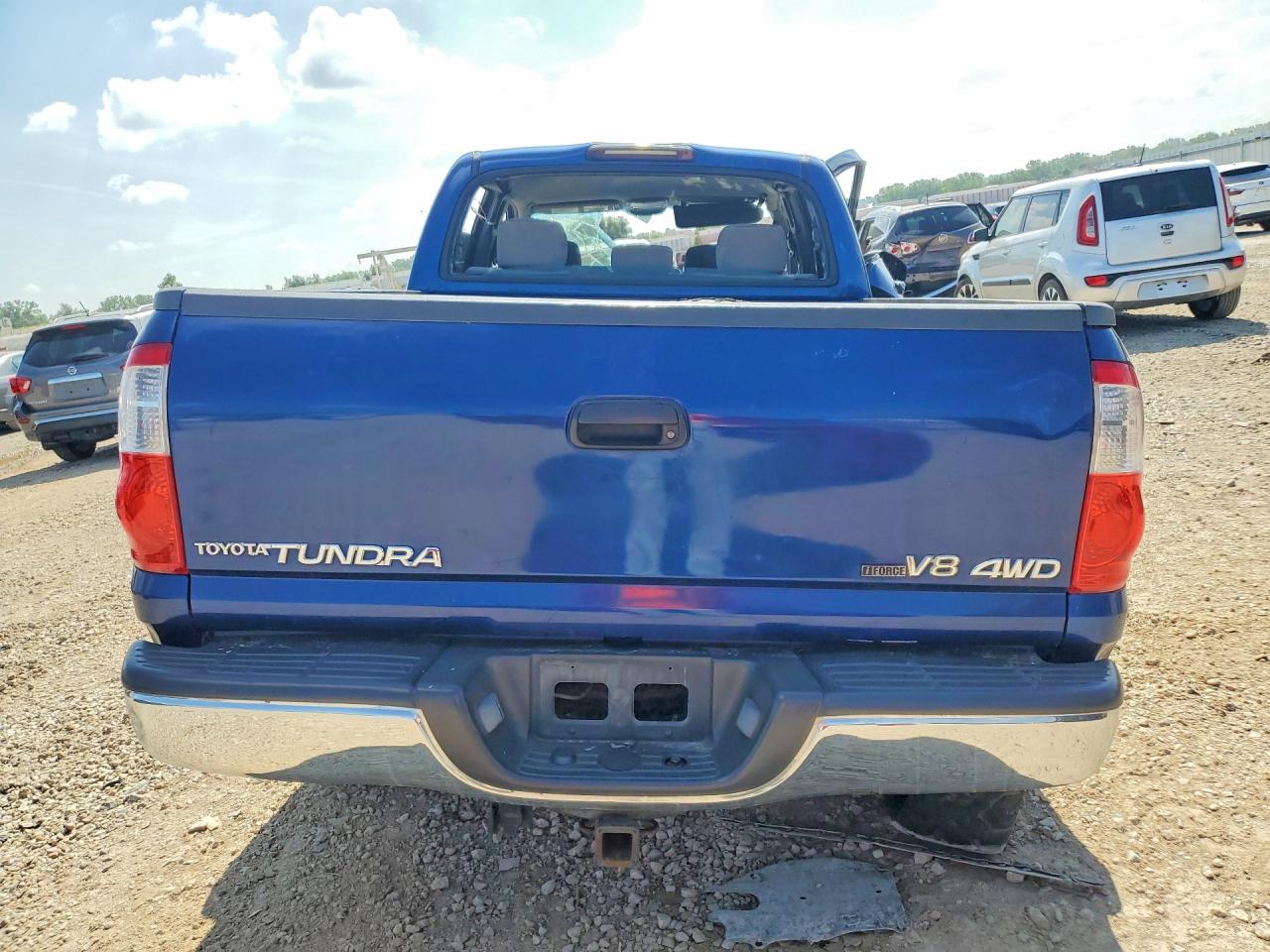 2006 Toyota Tundra Double Cab Sr5 Синий vin: 5TBDT44186S546983