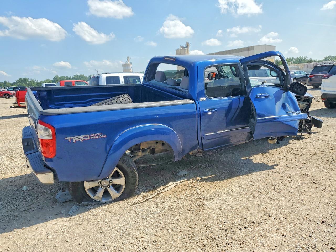 2006 Toyota Tundra Double Cab Sr5 Синий vin: 5TBDT44186S546983