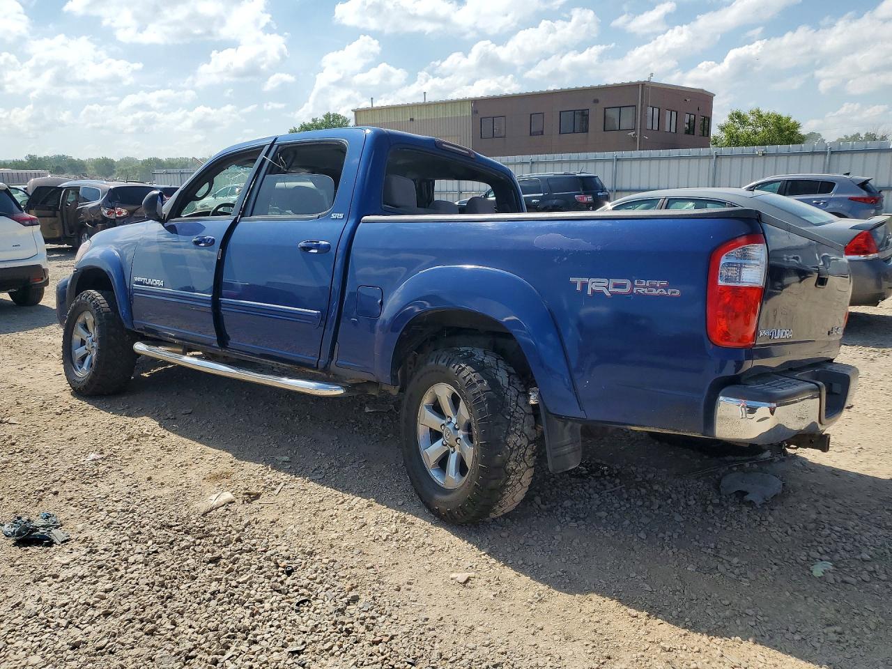 2006 Toyota Tundra Double Cab Sr5 Синий vin: 5TBDT44186S546983