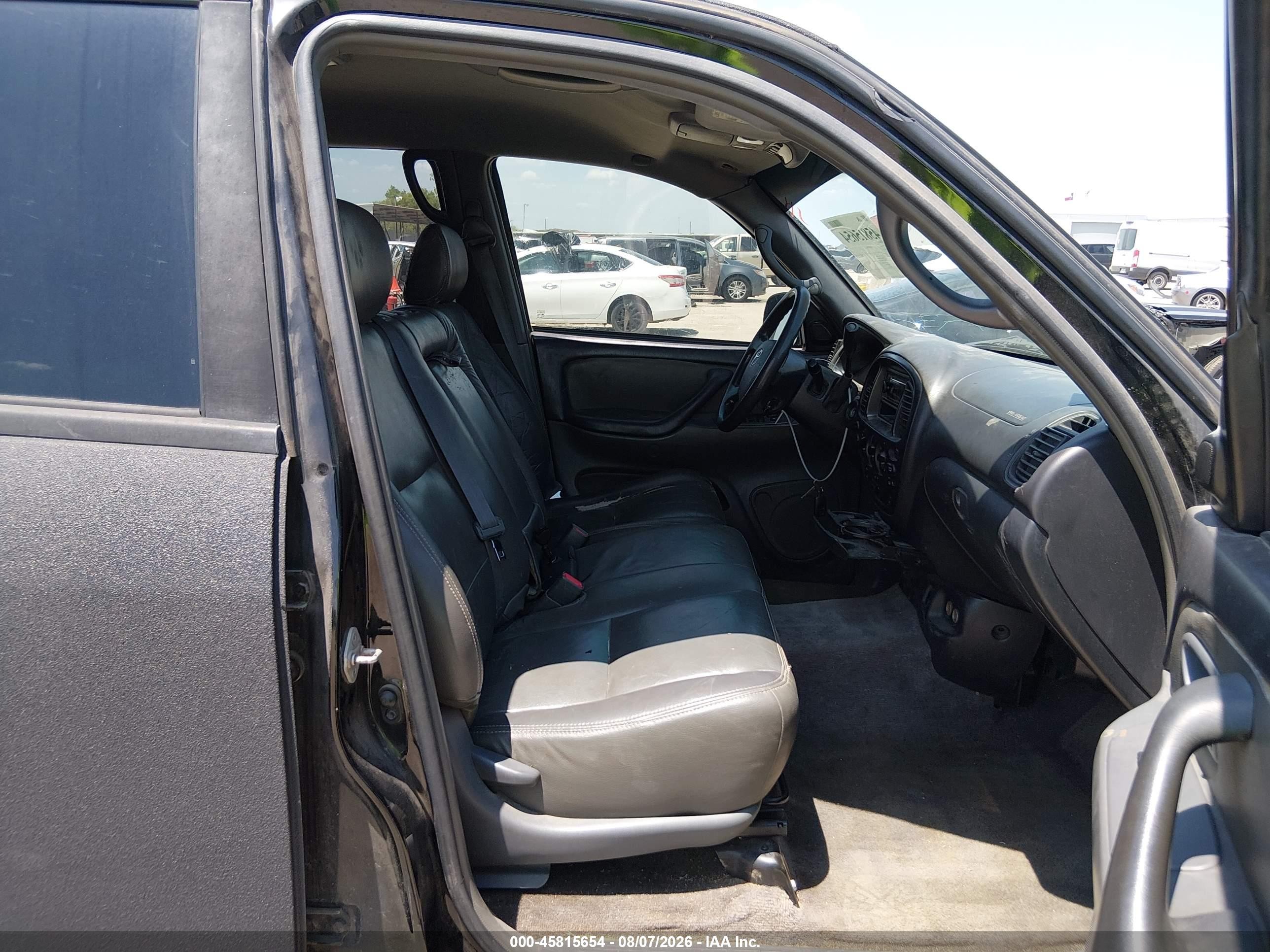 2006 Toyota Tundra Sr5 V8 Black vin: 5TBDT44186S554727