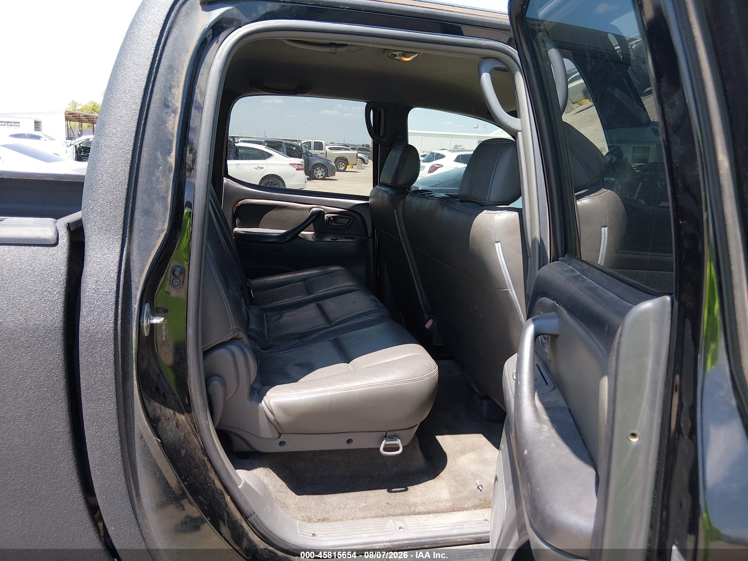 2006 Toyota Tundra Sr5 V8 Black vin: 5TBDT44186S554727