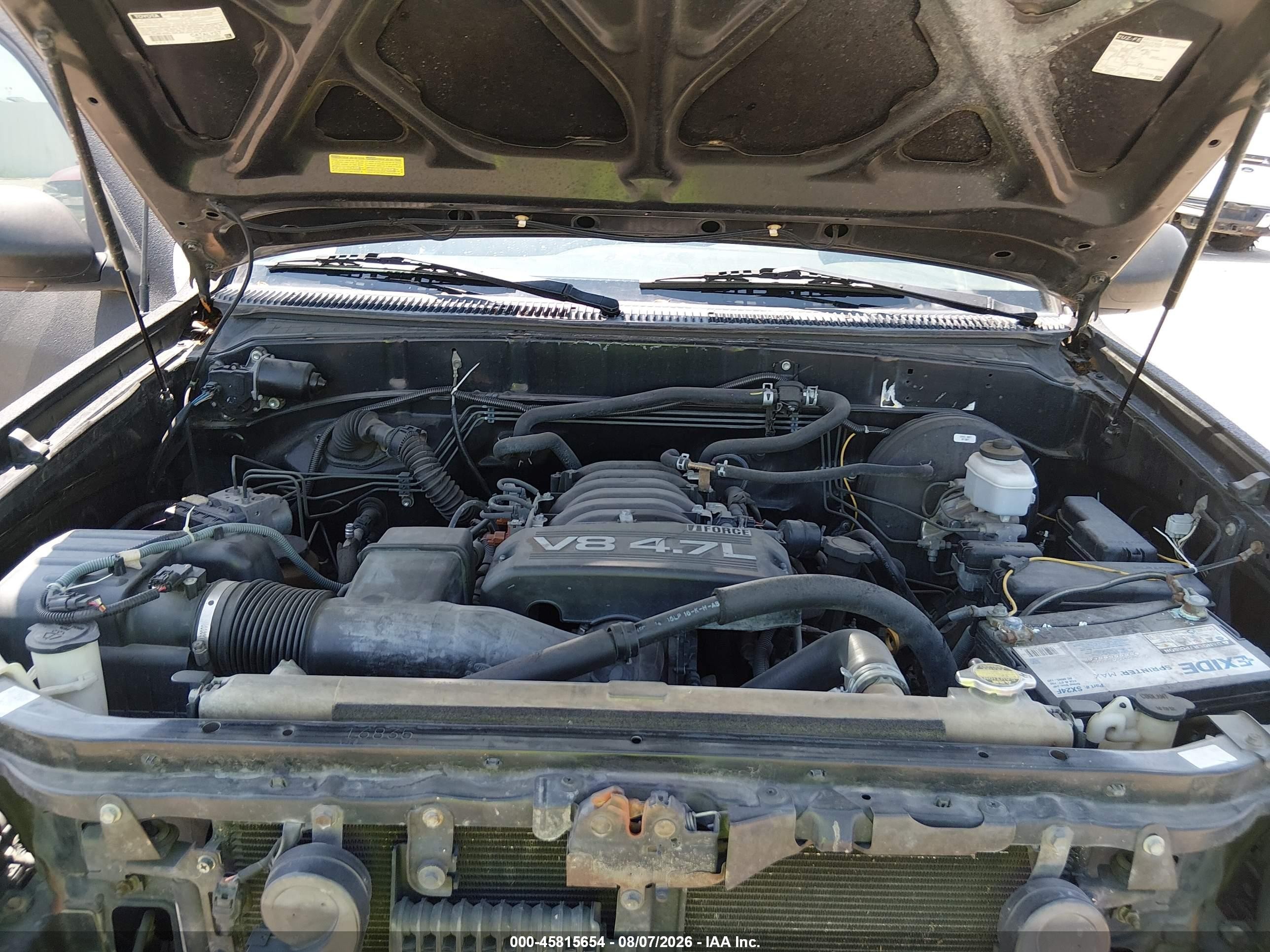 2006 Toyota Tundra Sr5 V8 Black vin: 5TBDT44186S554727