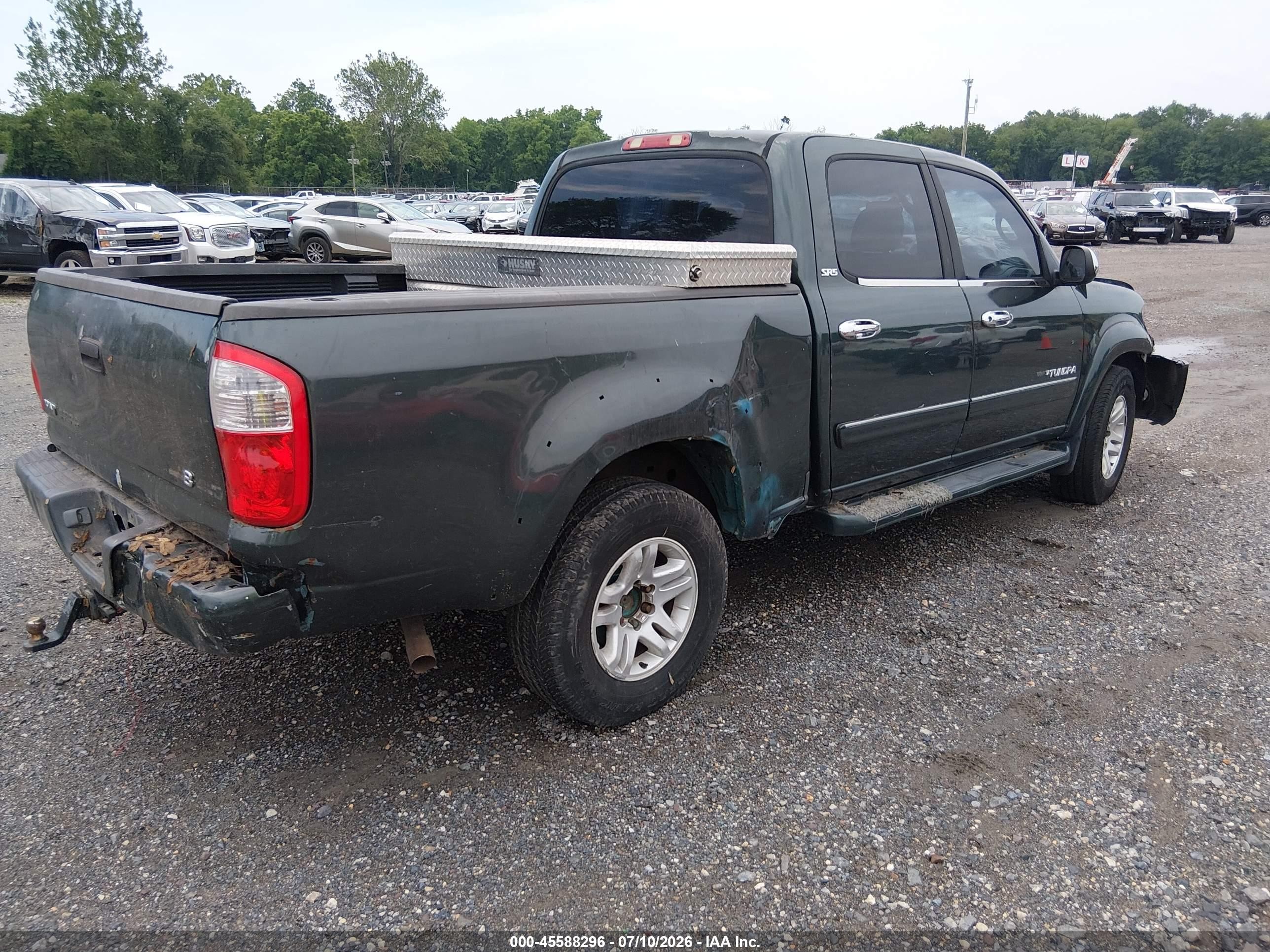 2005 Toyota Tundra Sr5 V8 Green vin: 5TBDT44195S467658