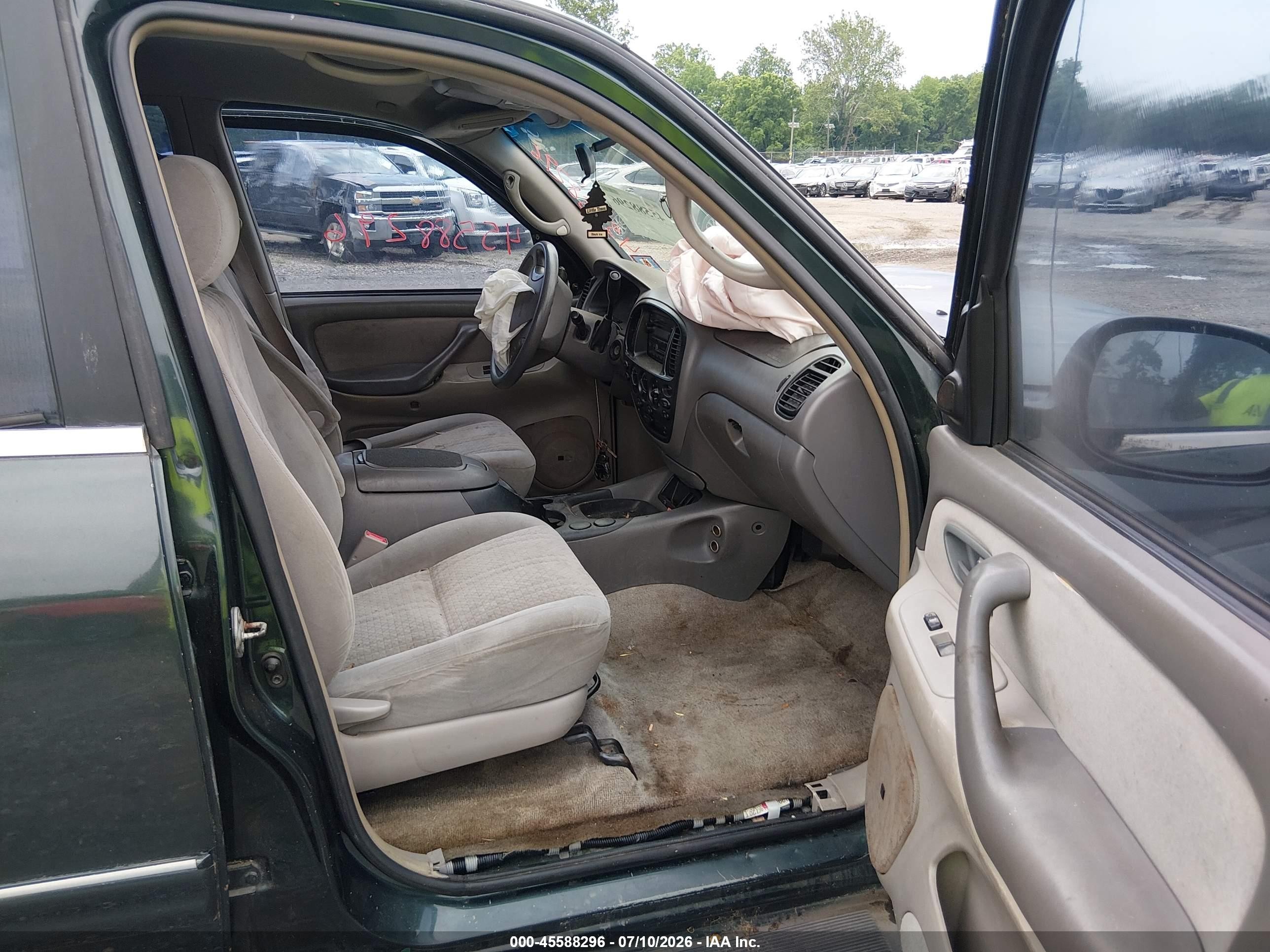 2005 Toyota Tundra Sr5 V8 Green vin: 5TBDT44195S467658