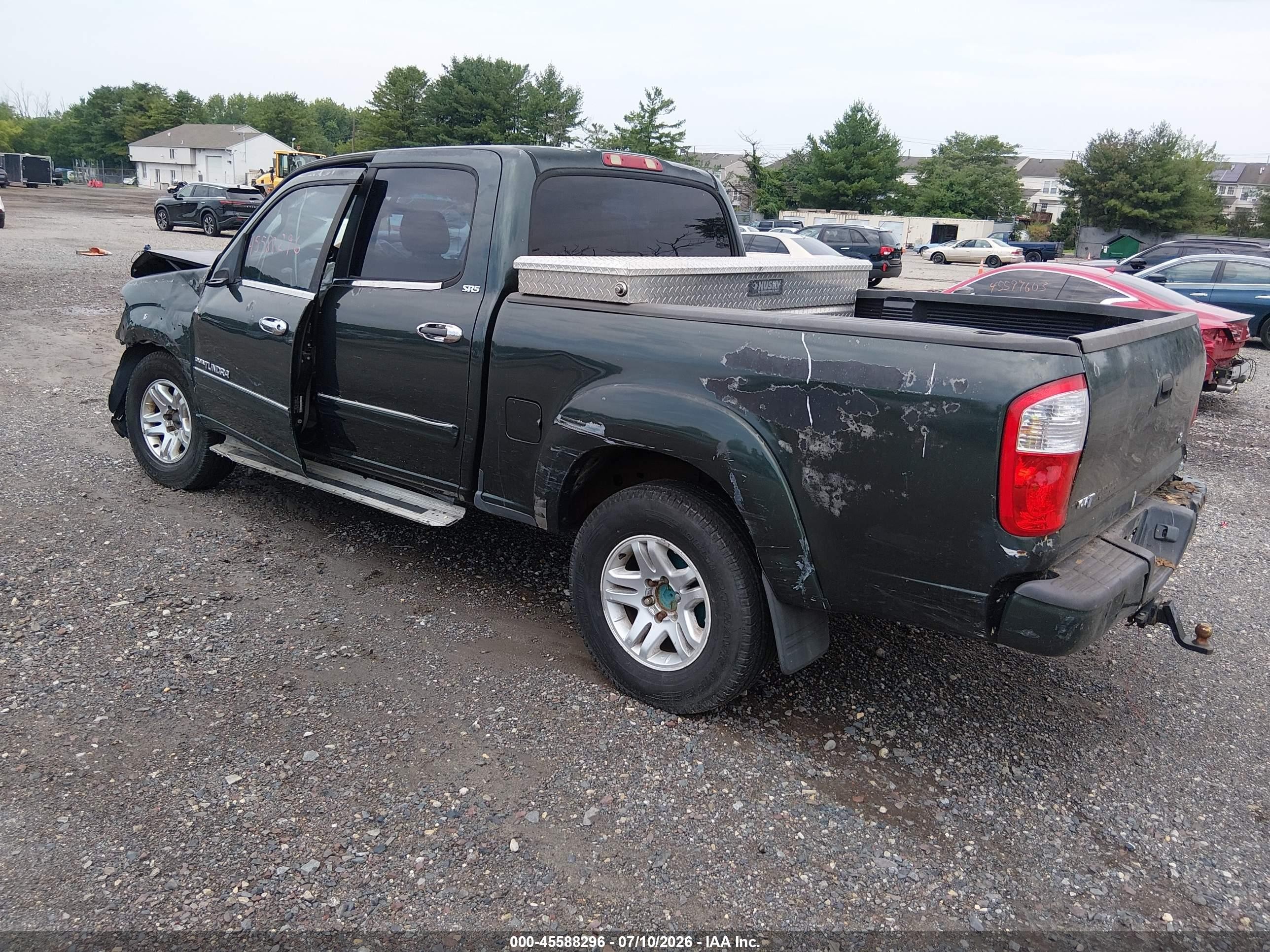 2005 Toyota Tundra Sr5 V8 Green vin: 5TBDT44195S467658