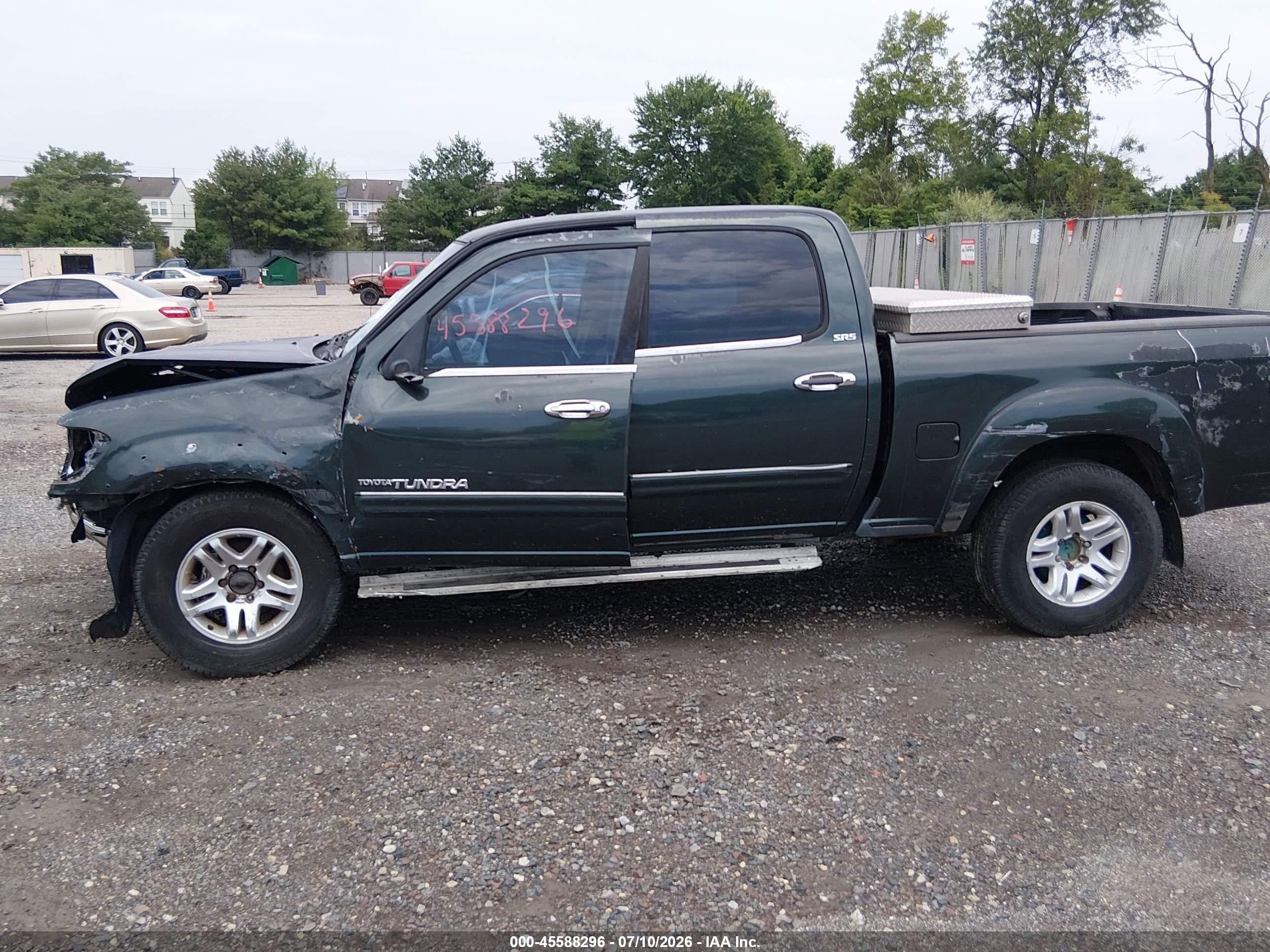 2005 Toyota Tundra Sr5 V8 Green vin: 5TBDT44195S467658