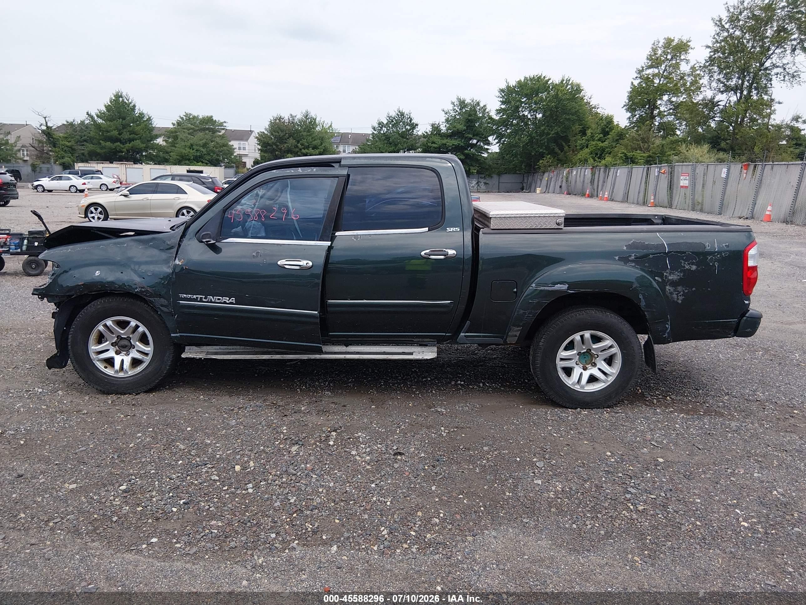 2005 Toyota Tundra Sr5 V8 Green vin: 5TBDT44195S467658