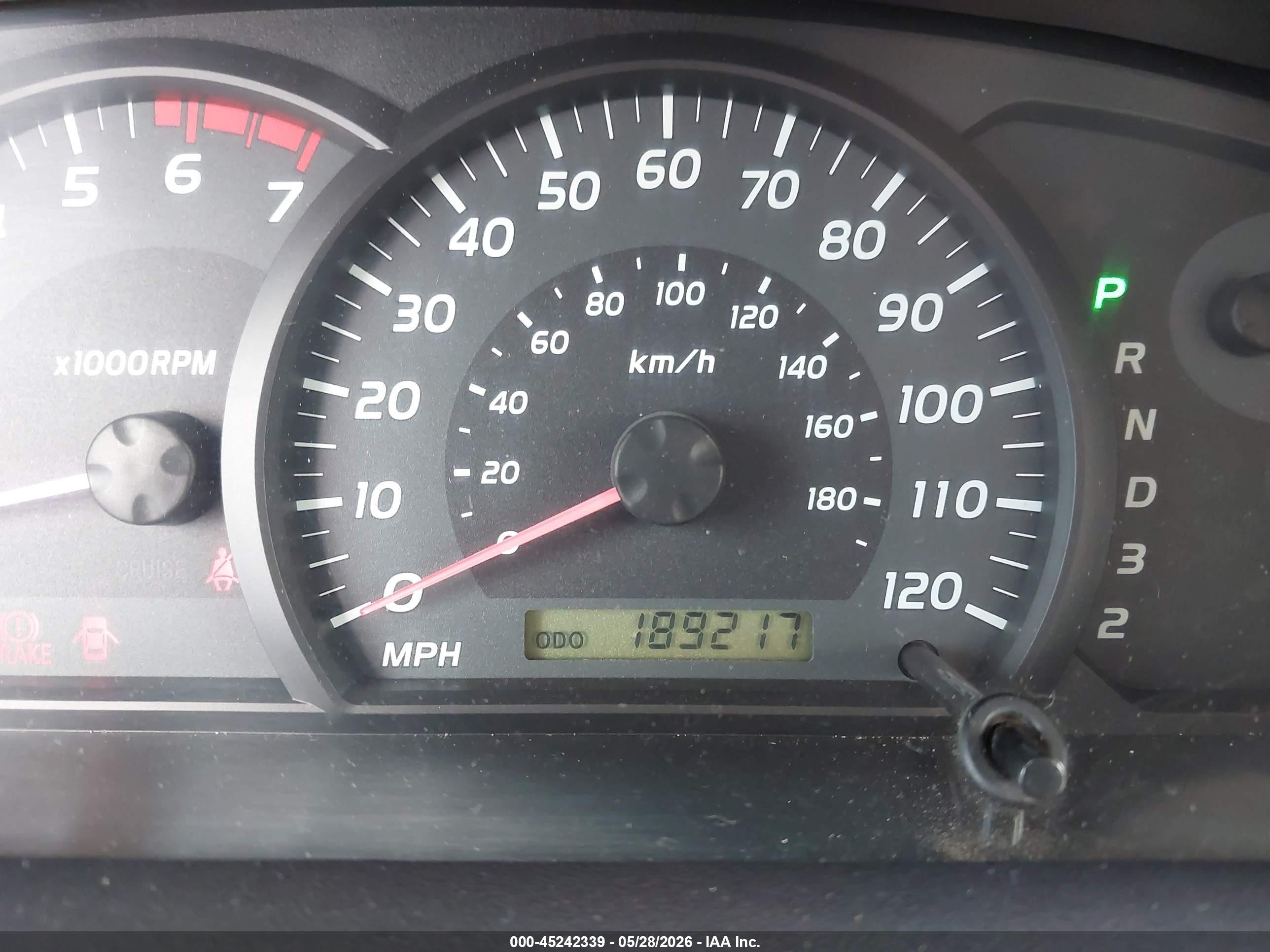 2005 Toyota Tundra Sr5 V8 Black vin: 5TBDT44195S488977