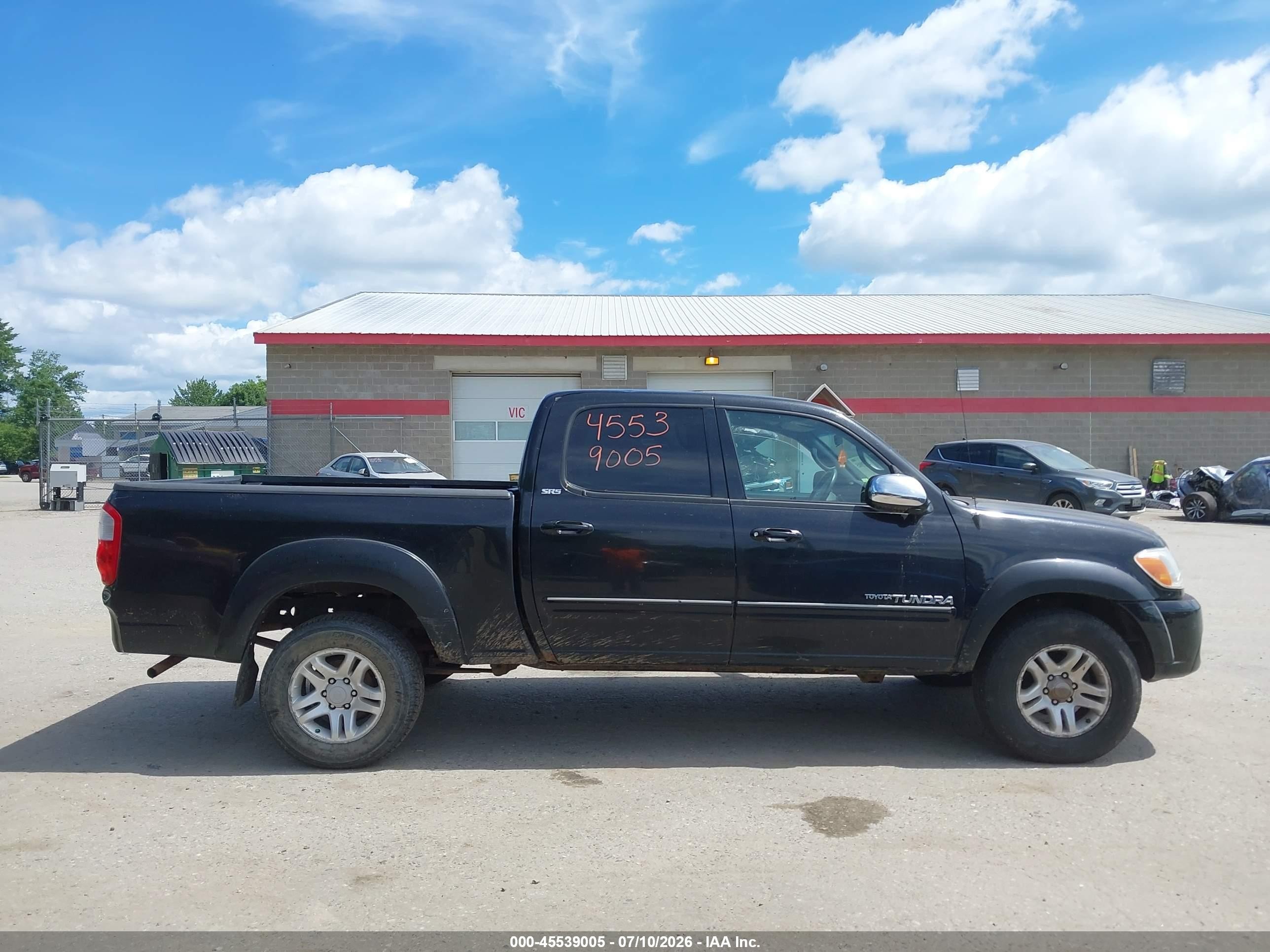 2006 Toyota Tundra Sr5 V8 Черный vin: 5TBDT44196S523602