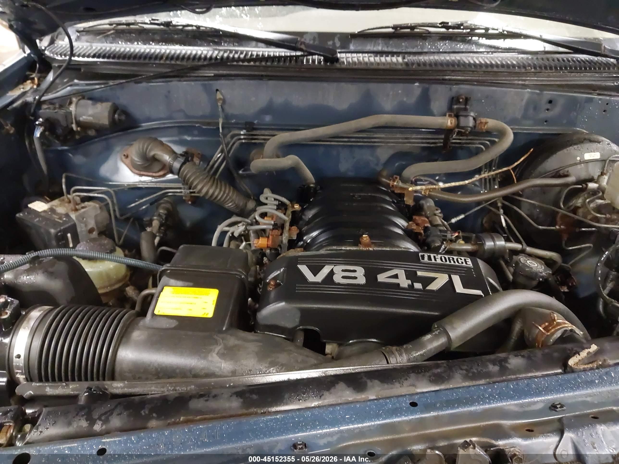 2006 Toyota Tundra Sr5 V8 Blue vin: 5TBDT44196S524572