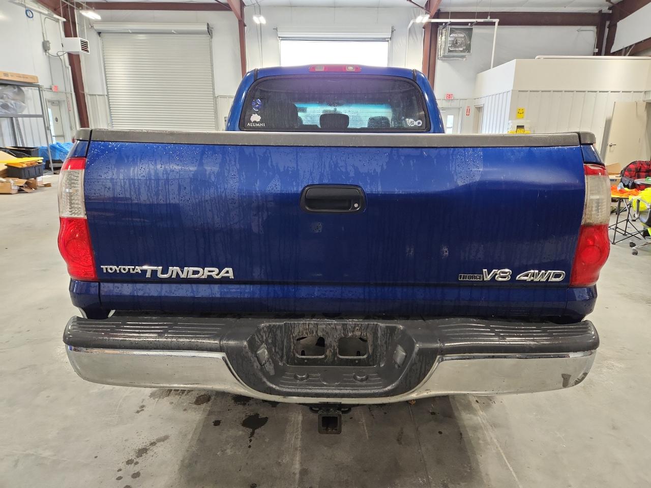 2006 Toyota Tundra Double Cab Sr5 Blue vin: 5TBDT44196S533756
