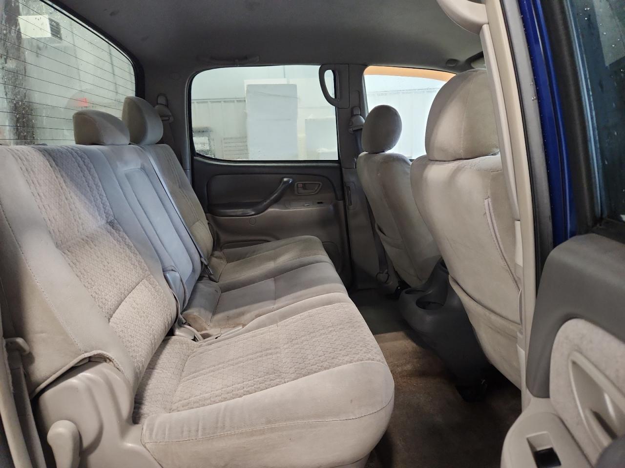 2006 Toyota Tundra Double Cab Sr5 Blue vin: 5TBDT44196S533756