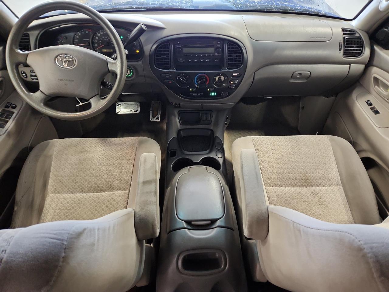 2006 Toyota Tundra Double Cab Sr5 Blue vin: 5TBDT44196S533756
