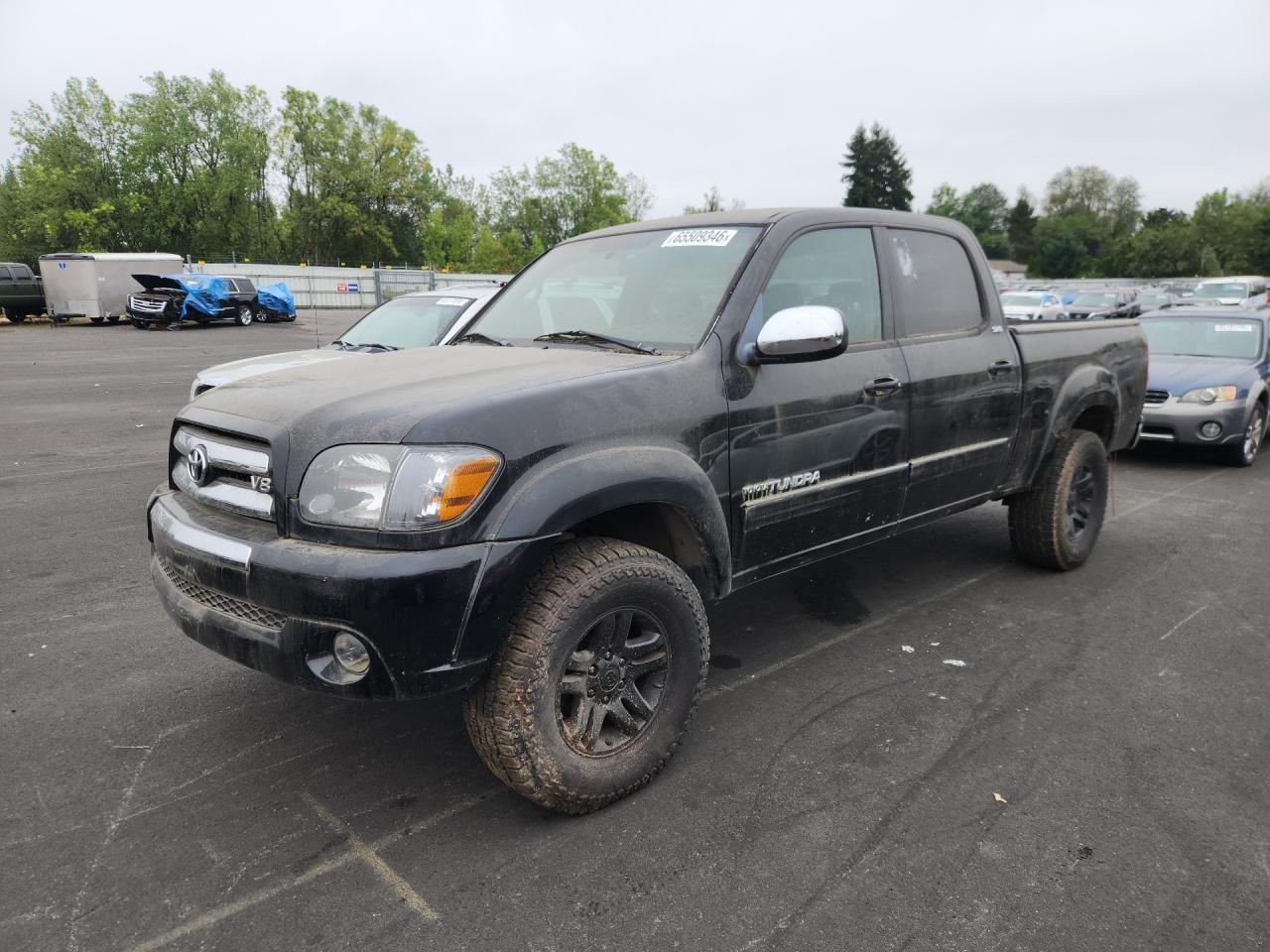 2006 Toyota Tundra Double Cab Sr5 Черный vin: 5TBDT44196S551013