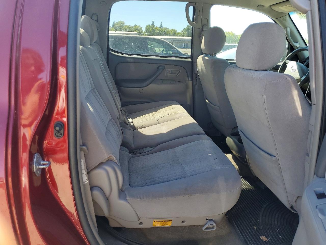 2006 Toyota Tundra Double Cab Sr5 Red vin: 5TBDT44196S552257