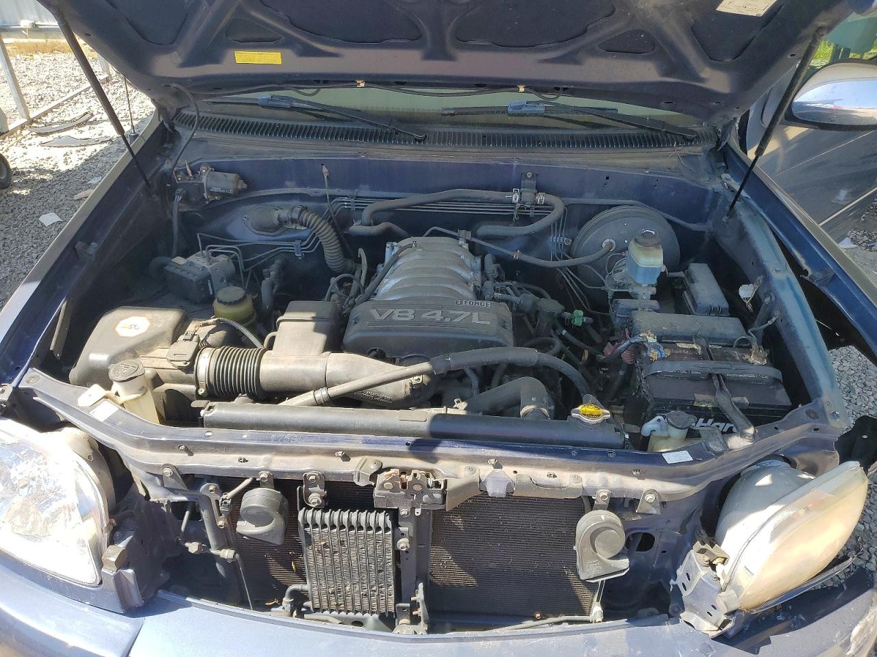 2004 Toyota Tundra Sr5 Blue vin: 5TBDT441X4S463732