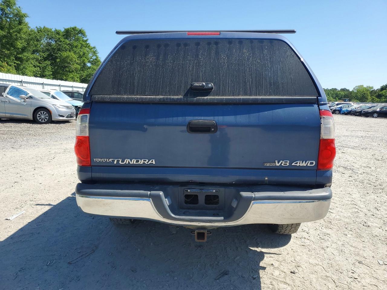 2004 Toyota Tundra Sr5 Blue vin: 5TBDT441X4S463732