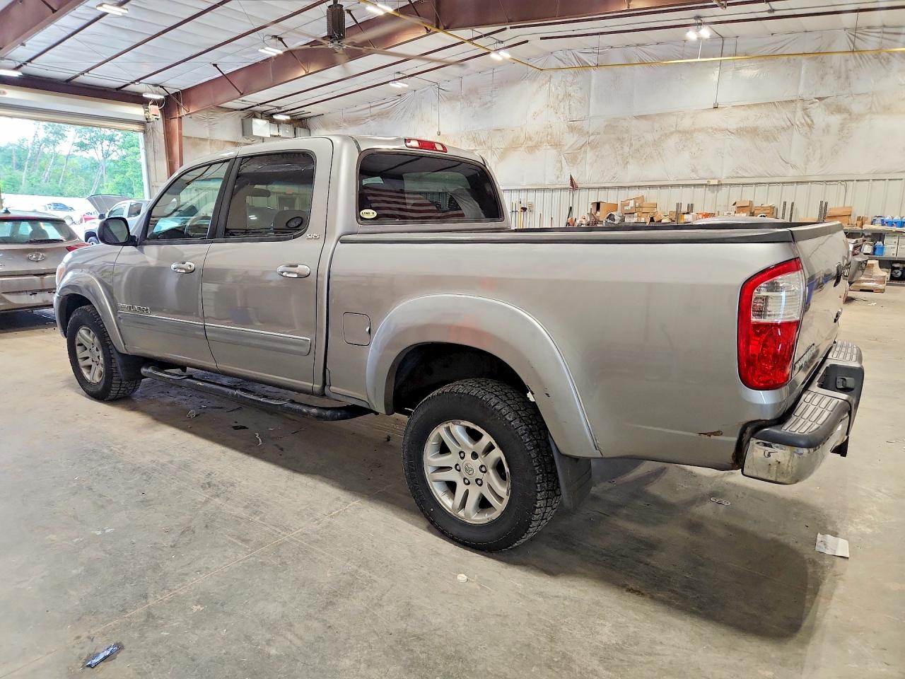 2005 Toyota Tundra Double Cab Sr5 Silver vin: 5TBDT441X5S468009