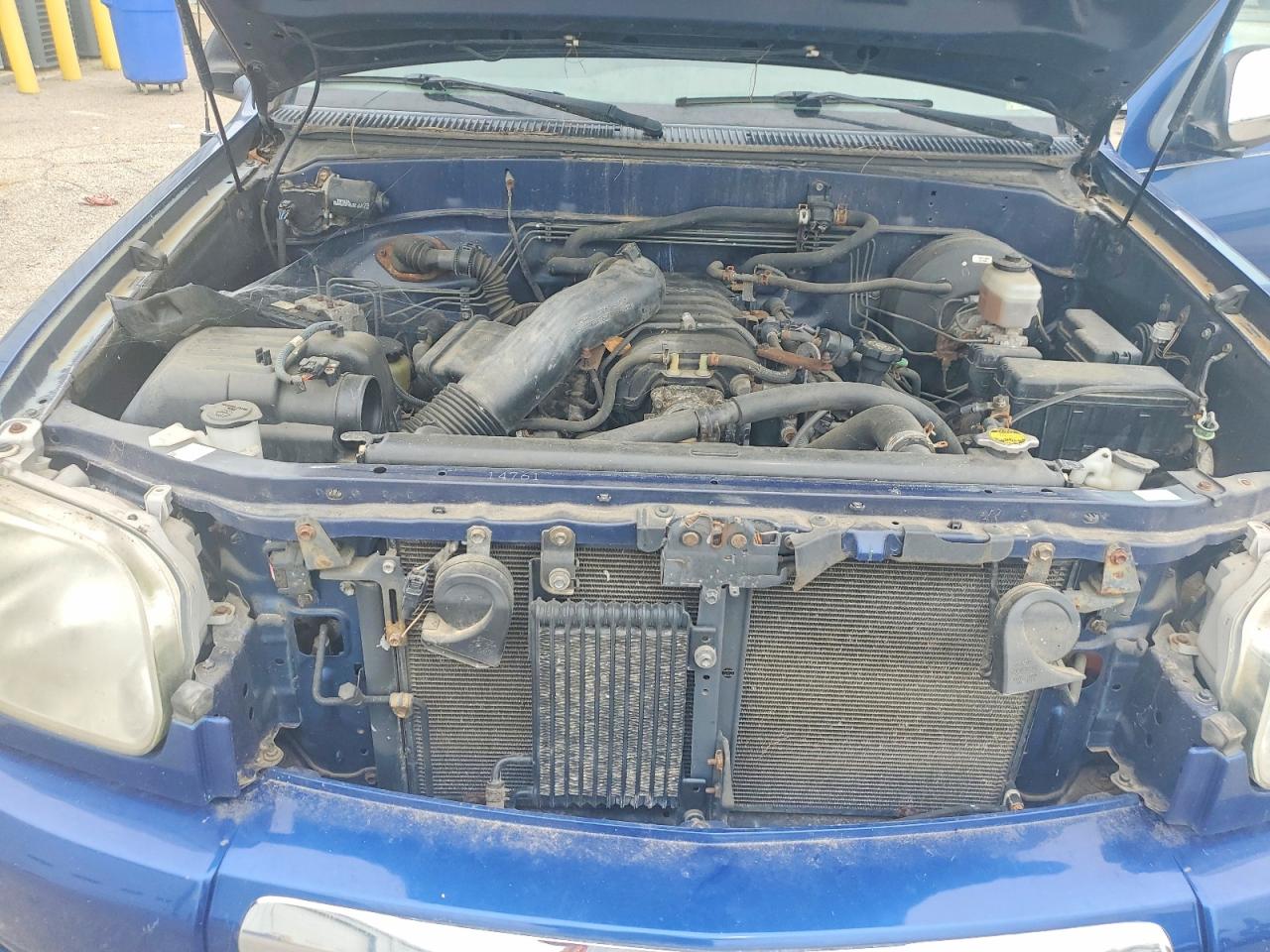 2005 Toyota Tundra Double Cab Sr5 Blue vin: 5TBDT441X5S498238