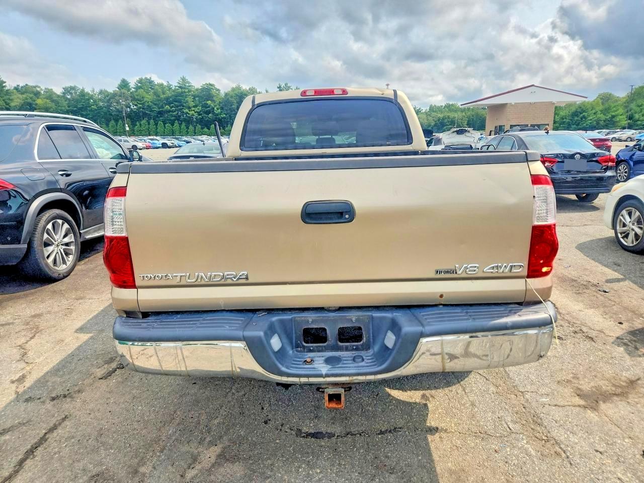 2006 Toyota Tundra Double Cab Sr5 Tan vin: 5TBDT441X6S505898