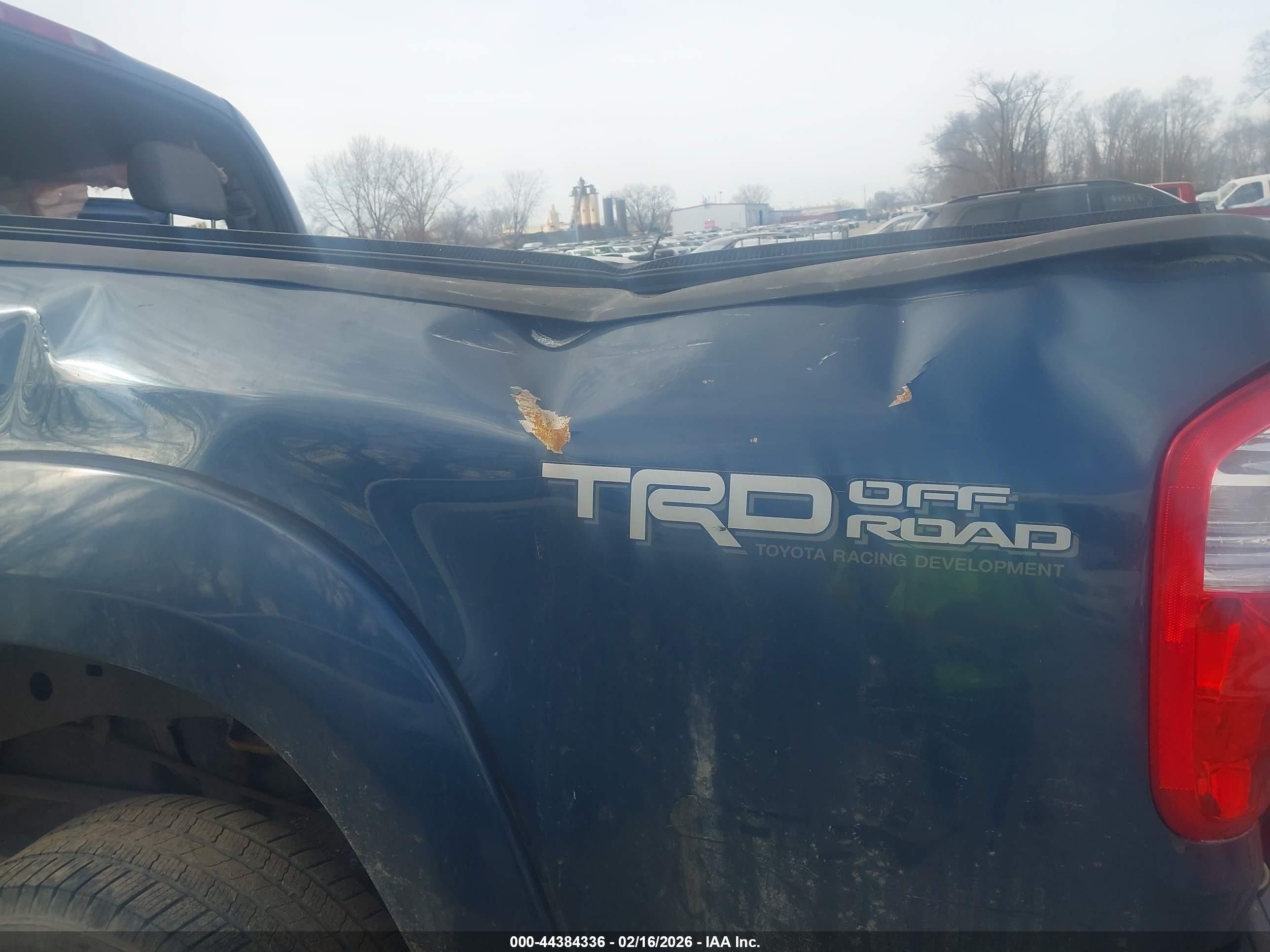 2006 Toyota Tundra Sr5 V8 Синий vin: 5TBDT441X6S519509