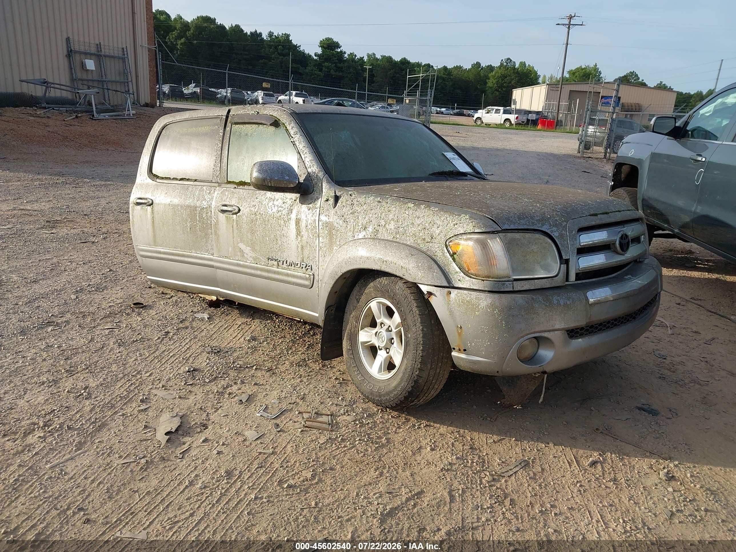2006 Toyota Tundra Sr5 V8 Серебряный vin: 5TBDT441X6S521759